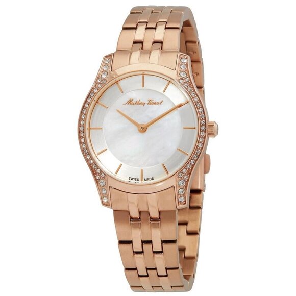 NWT Mathey-Tissot Fashion Ladies Quartz Steel Authentic Watch - Picture 1 of 3